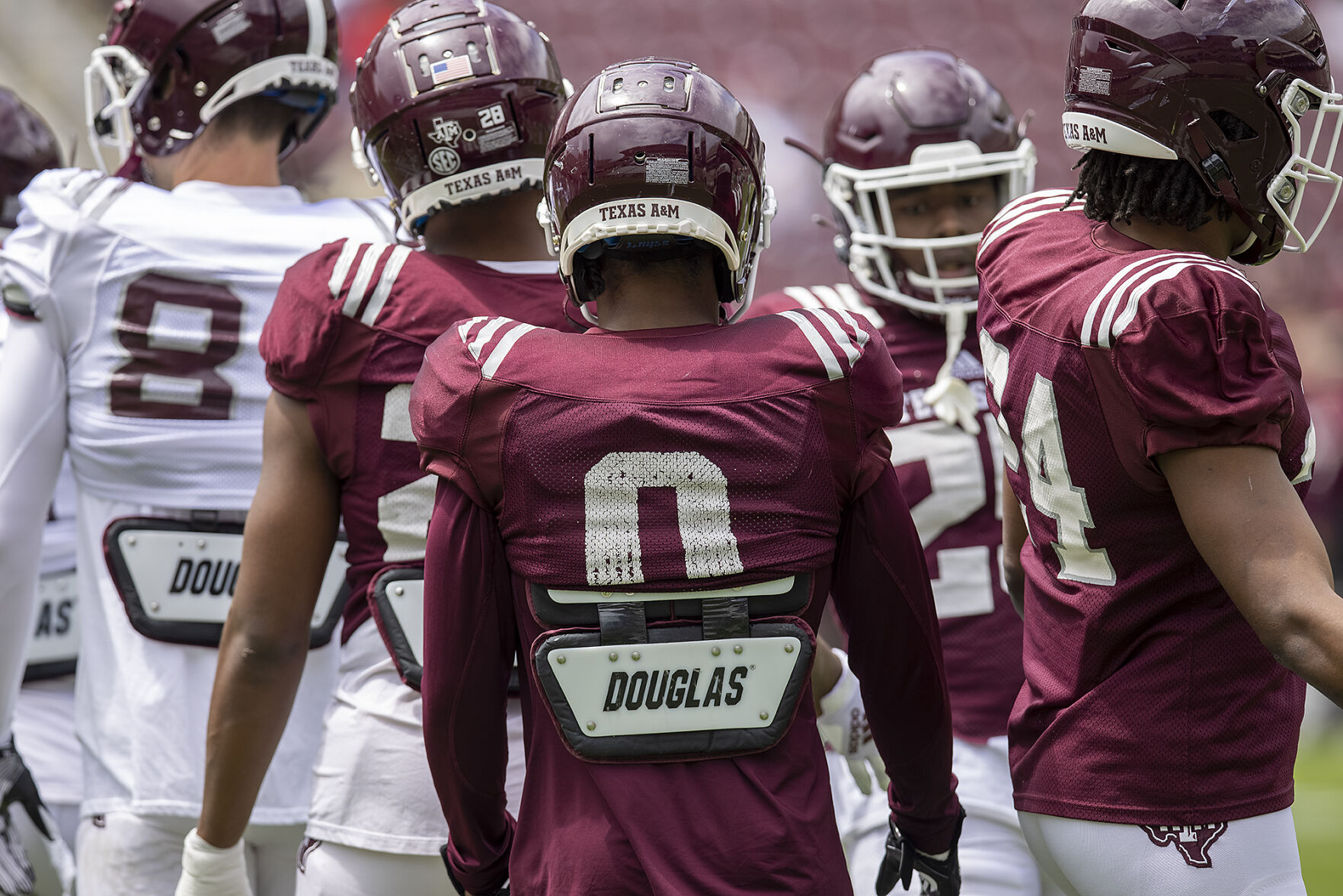 Spring football practice